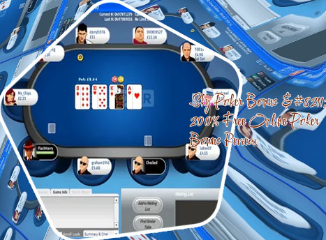 Sky poker rewards